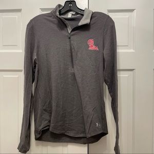 Ole Miss 1/4 Zip long sleeve